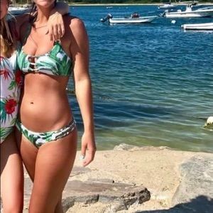 COPY - Midori Banana Leaf Bikini Top and Bottom